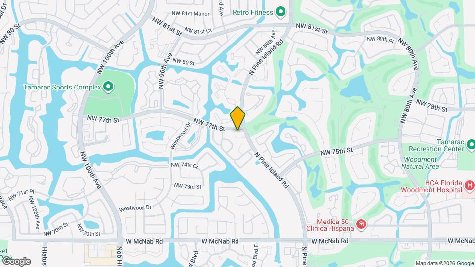 7658 NW 88th Terrace Map and Location Details