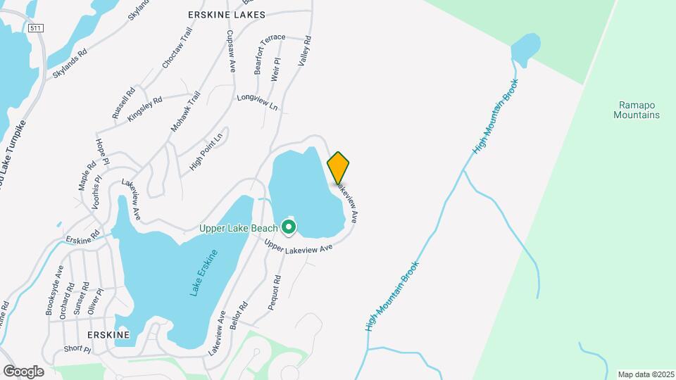 103 Upper Lakeview Ave Map and Location Details