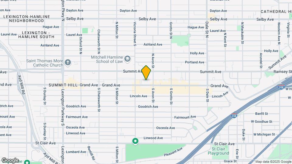 827 Grand Ave Map and Location Details
