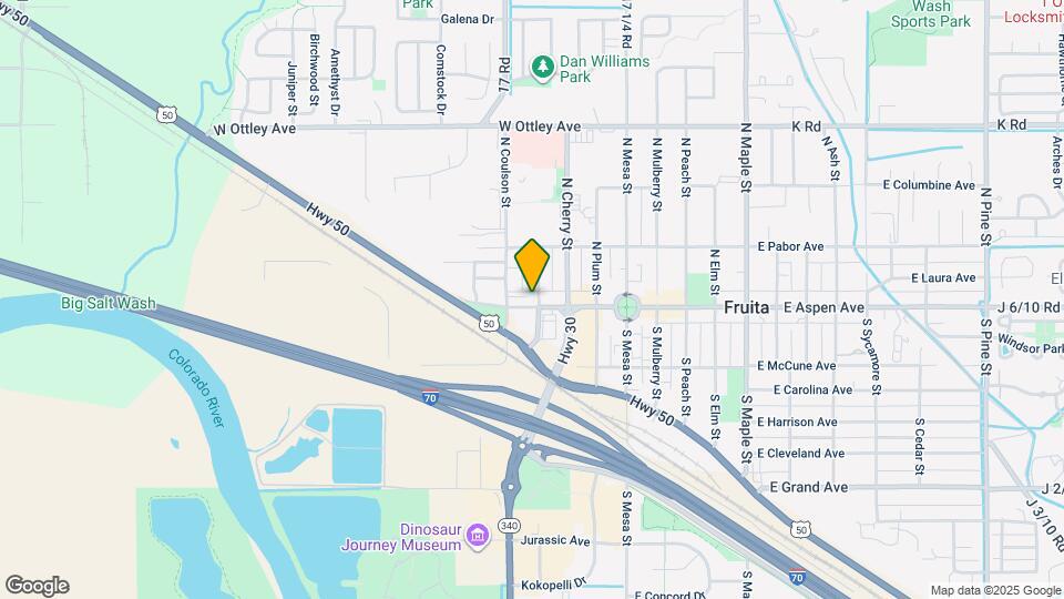 405 W Aspen Ave Map and Location Details