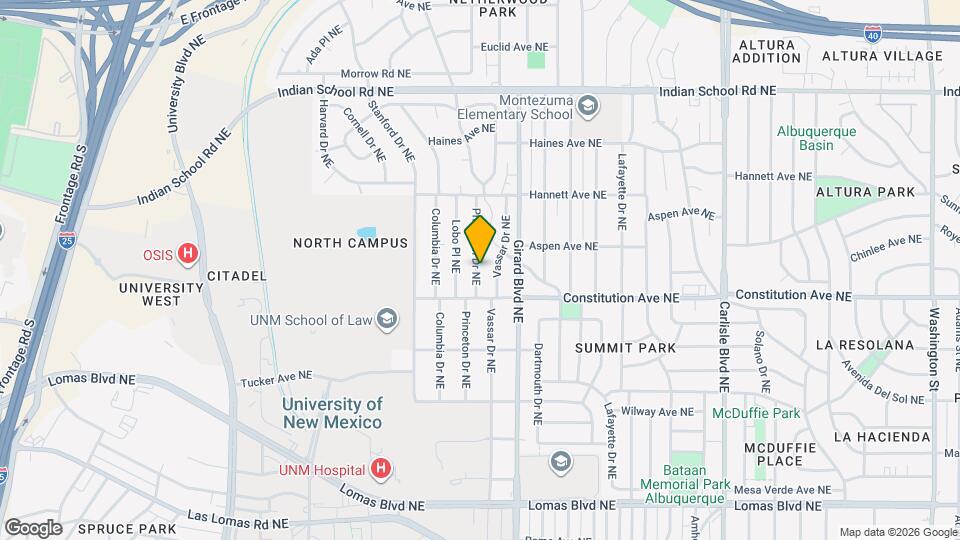 1224 Princeton Dr NE Mapa y Detalles de la Ubicación