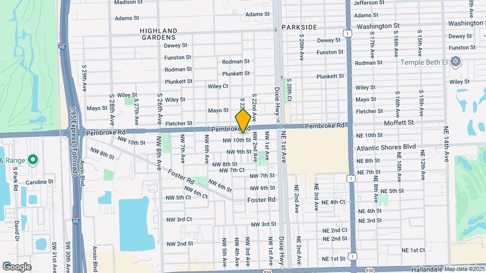 1017 NW 3rd Ave, Unit 1 Map and Location Details