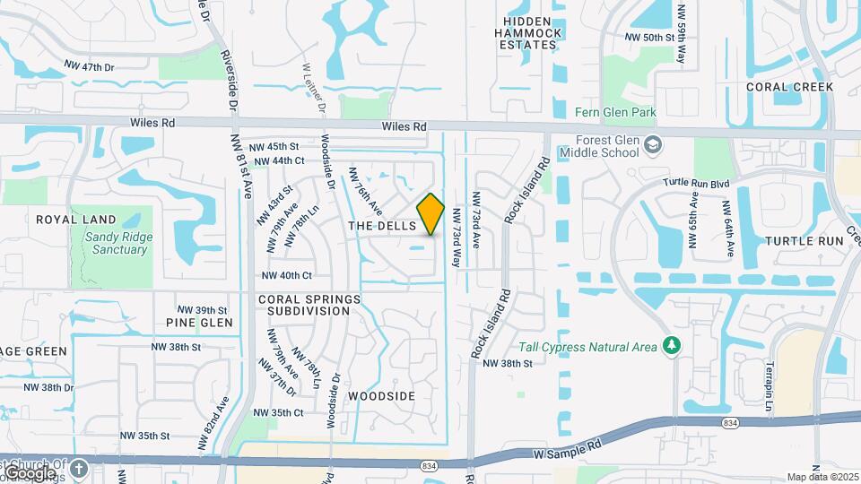 7502 NW 41st St Map and Location Details