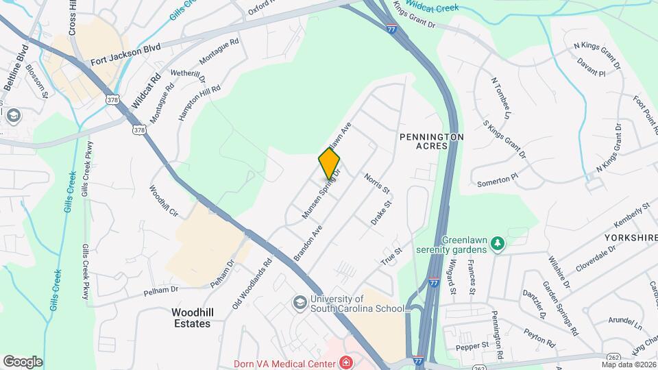 1018 Munsen Spring Dr Map and Location Details