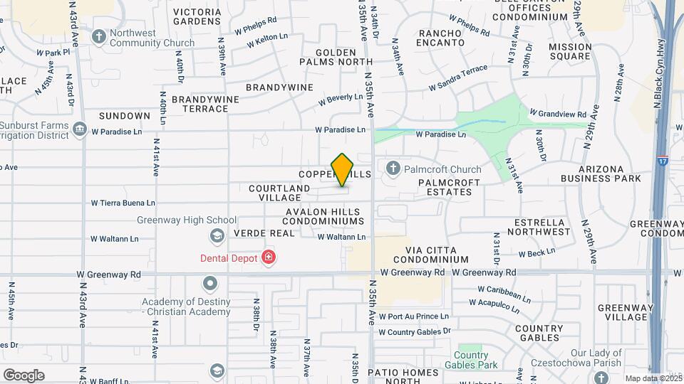 3540 W Kathleen Rd Mapa y Detalles de la Ubicación