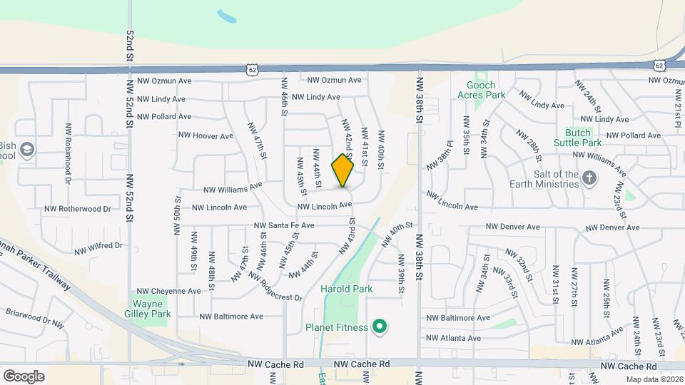 2206 NW 43rd St Map and Location Details