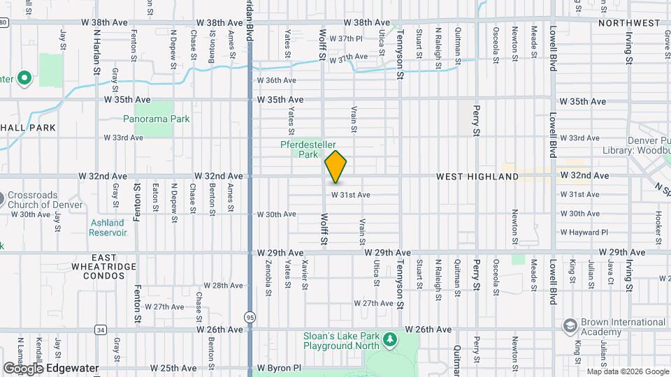 4717 W 31st Ave Map and Location Details