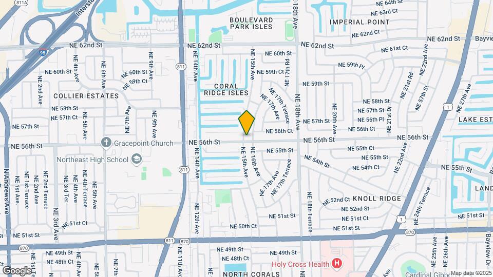 1501 NE 56th St Map and Location Details
