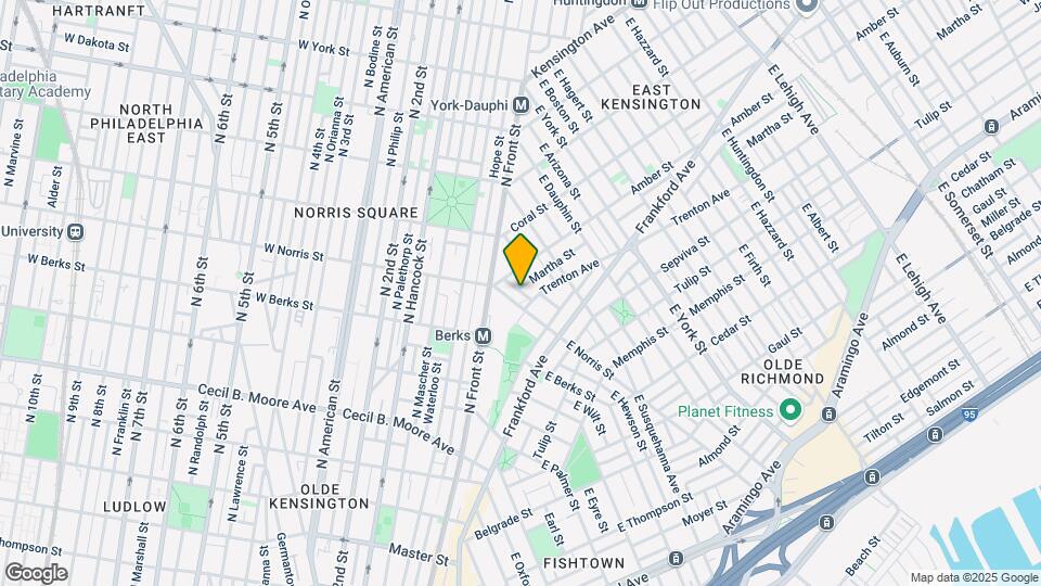 2132 Berges St Map and Location Details