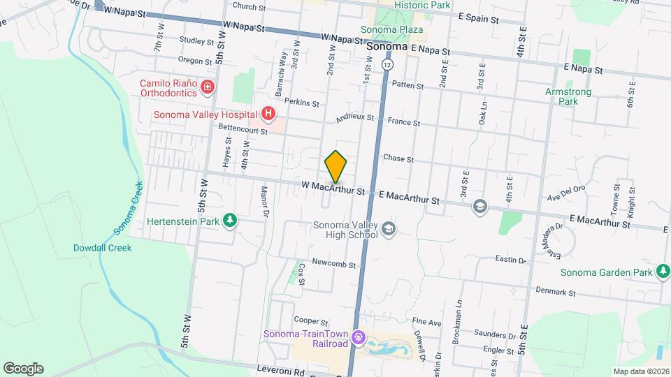 146 W MacArthur St Mapa y Detalles de la Ubicación