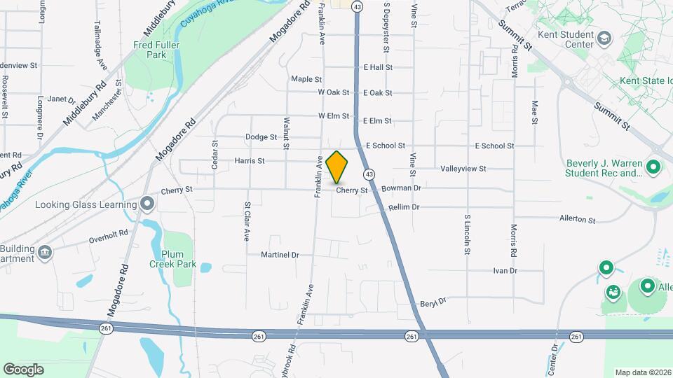 131 Cherry St Map and Location Details