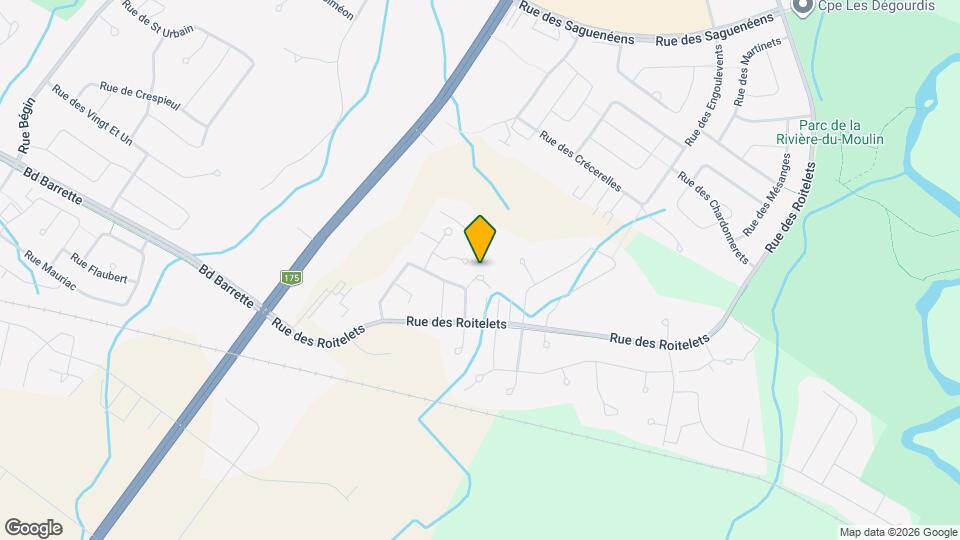 1853-1859 Des Harfangs Rue Map and Location Details