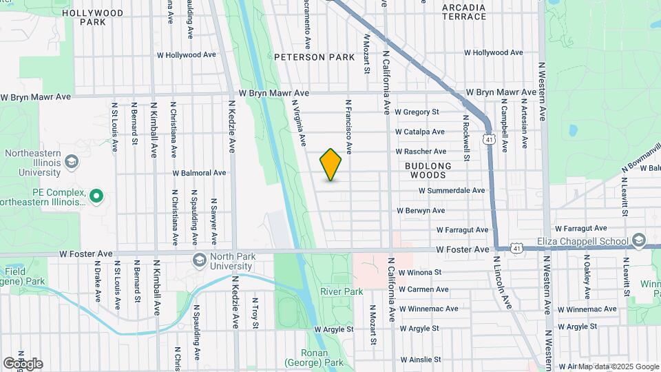 2928 W Summerdale Ave Map and Location Details