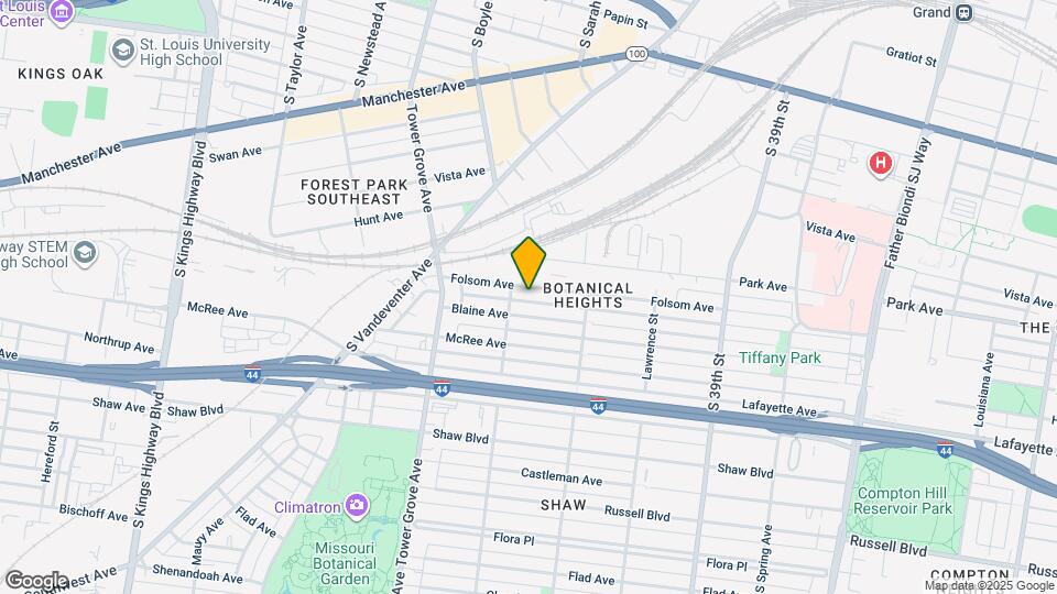 4156 Folsom Ave Map and Location Details