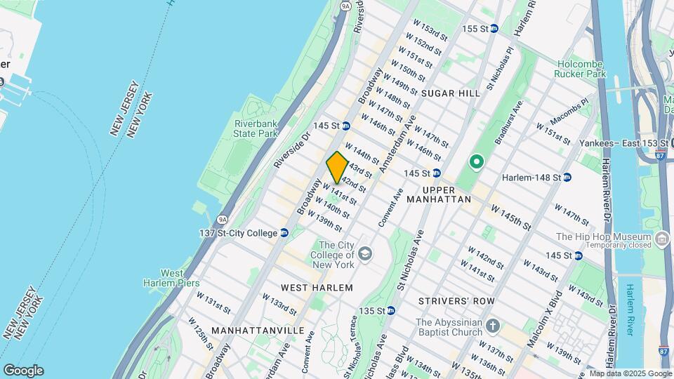 537 W 141st St Map and Location Details