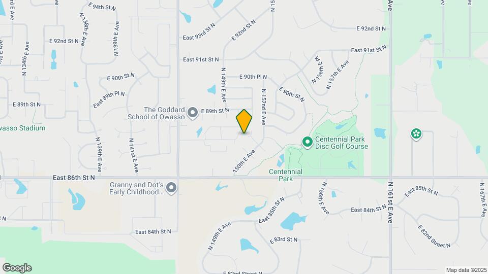 14906 East 88th St N Map and Location Details