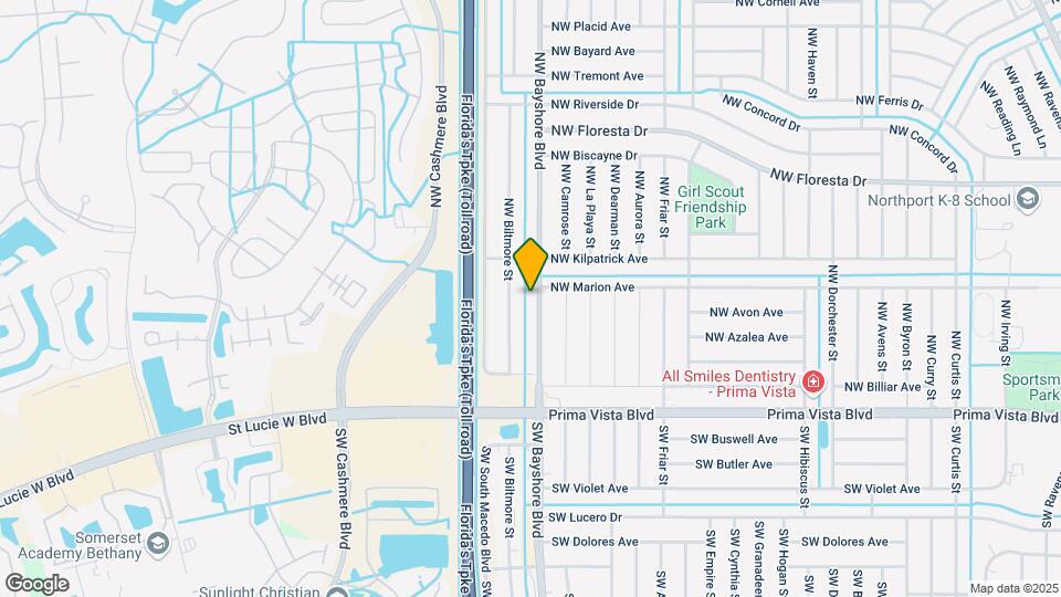 268 NW Bayshore Blvd Map and Location Details