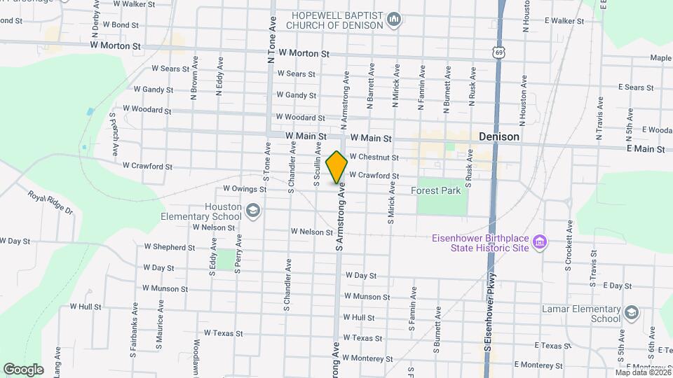 805 W Owings St Map and Location Details