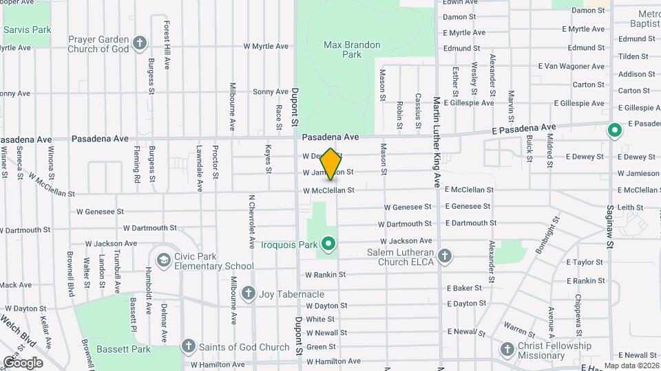 3101 Iroquois Ave Mapa y Detalles de la Ubicación