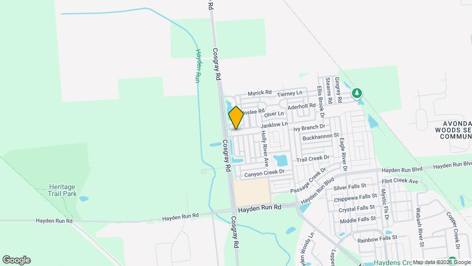6036 Pennington Creek Dr Map and Location Details