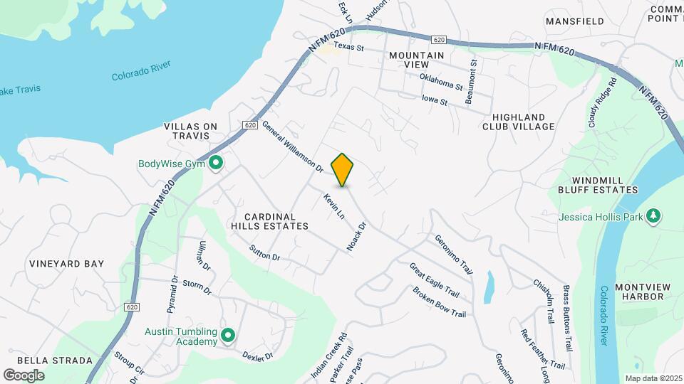 15105 General Williamson Dr Map and Location Details