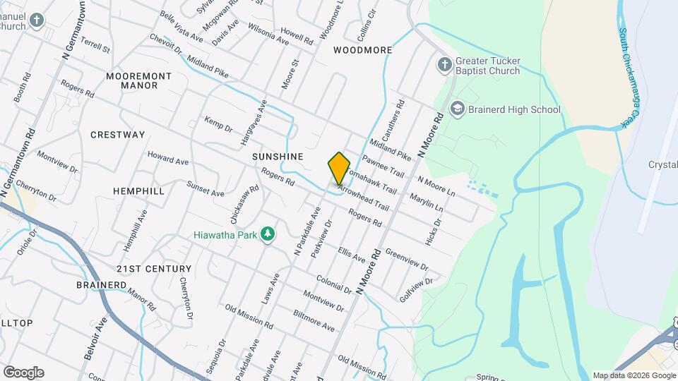 4706 Arrowhead Trail Map and Location Details