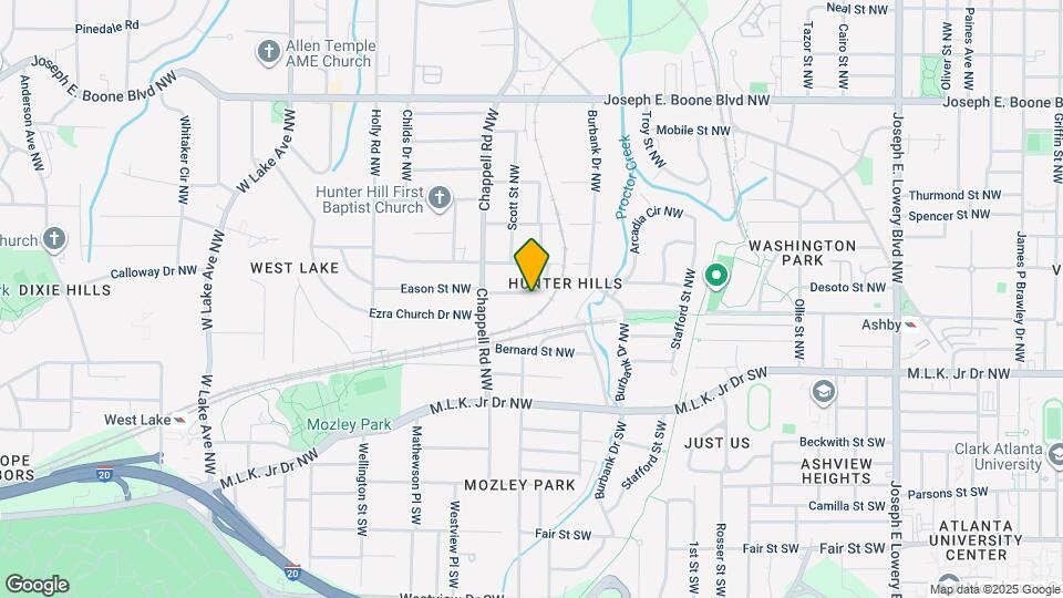 1346 Eason St NW Map and Location Details