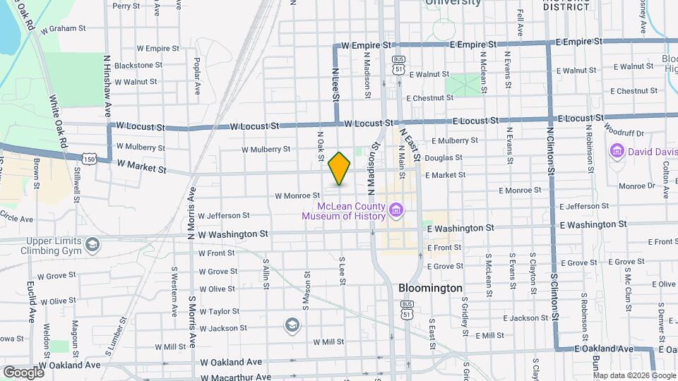 414 N Lee St Map and Location Details