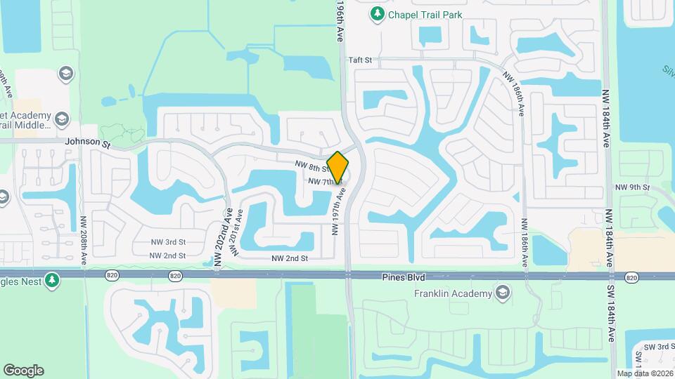 510 NW 197th Ave Map and Location Details