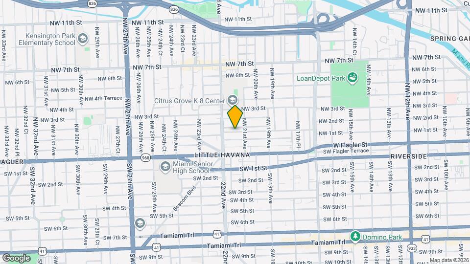 2137 NW 1st St Mapa y Detalles de la Ubicación