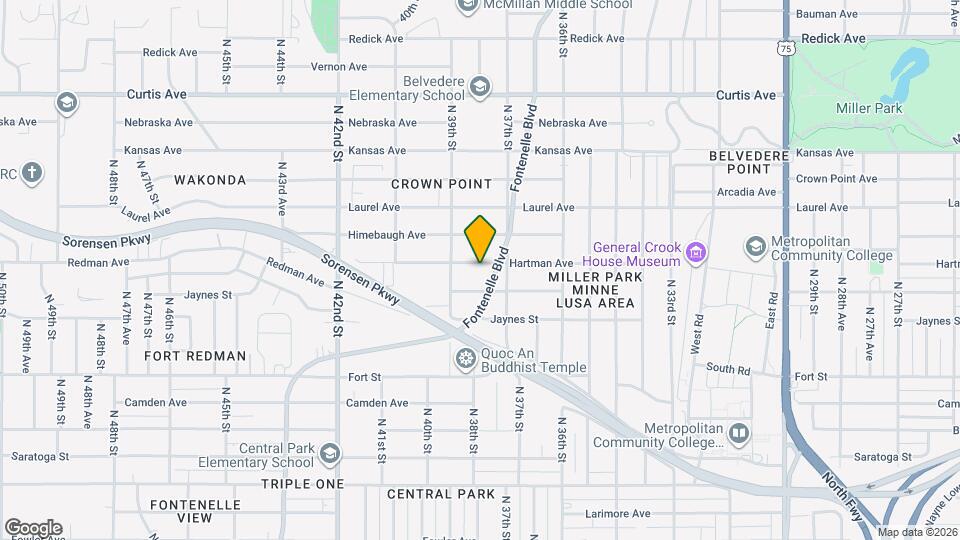 3727 Hartman Ave Map and Location Details