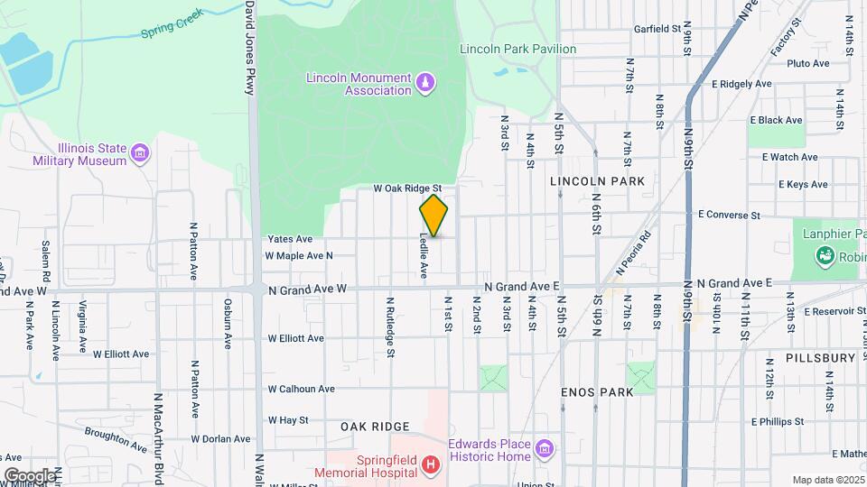 1248 Ledlie Ave Map and Location Details