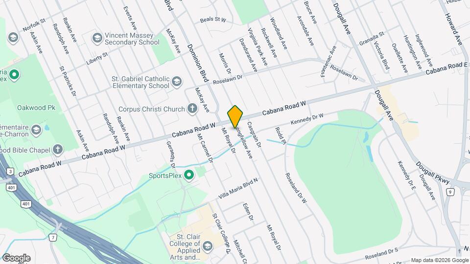 3863 Longfellow Ave Map and Location Details