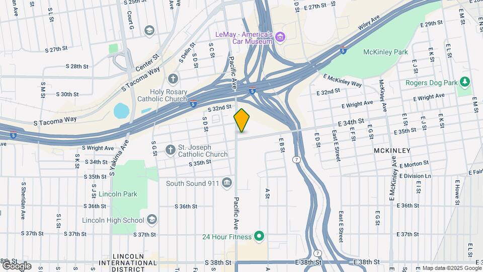 3323 Pacific Ave Map and Location Details