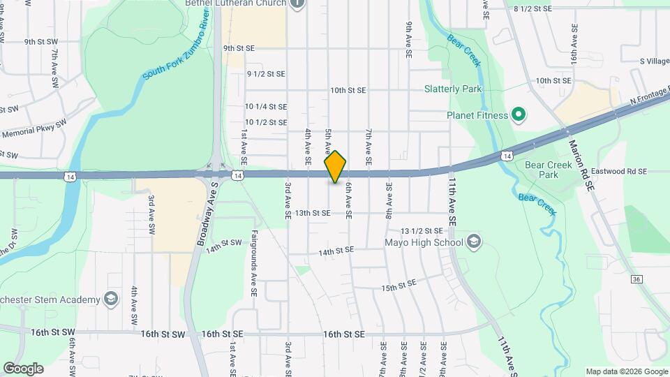 1222 5th Ave SE Map and Location Details