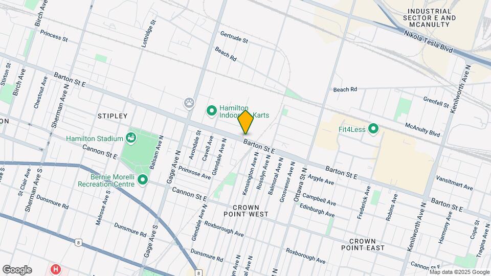 981 Barton St E Map and Location Details