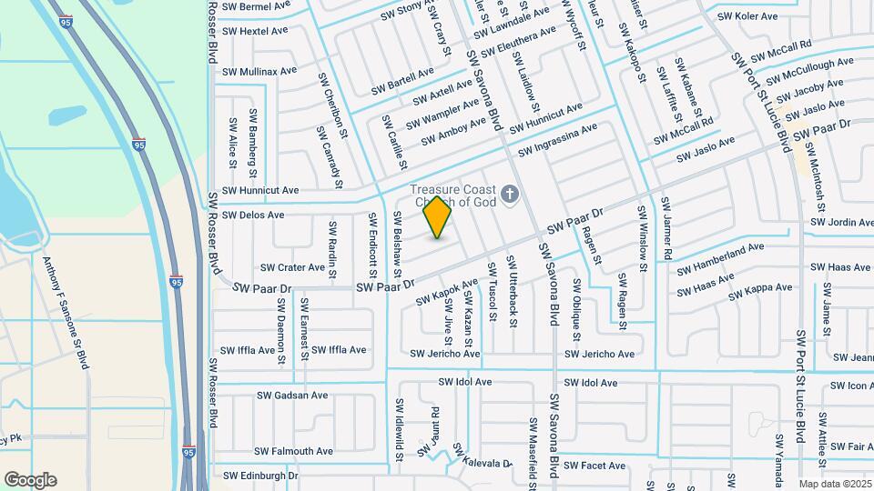 1331 SW Halford Ave Map and Location Details