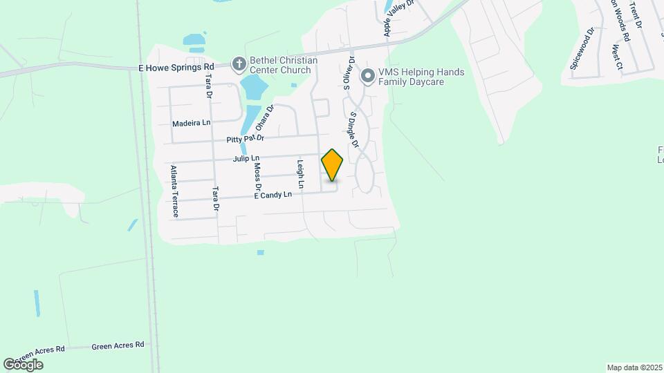 1125 E Candy Ln Map and Location Details