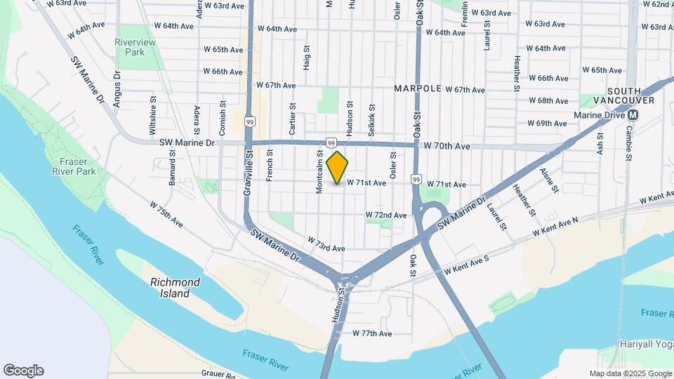 8707 Hudson St Map and Location Details