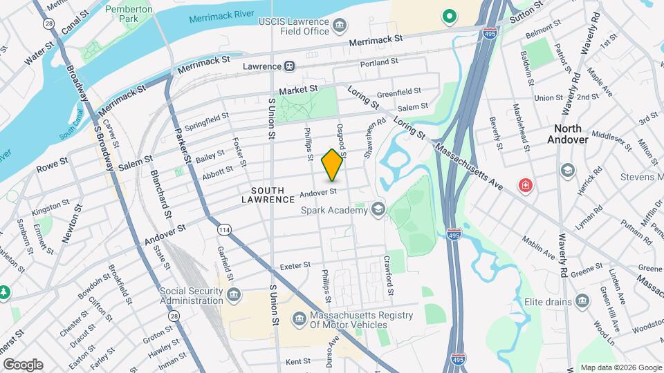 94 Andover St Map and Location Details