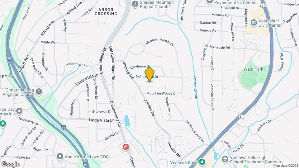 1828 Jacobs Ln Map and Location Details