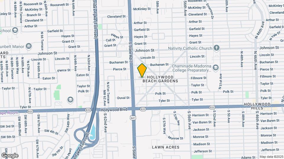 5929 Fillmore St Map and Location Details