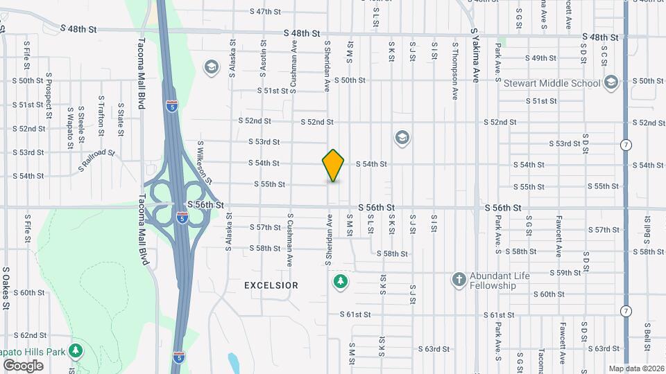 5423 S Sheridan Ave Map and Location Details