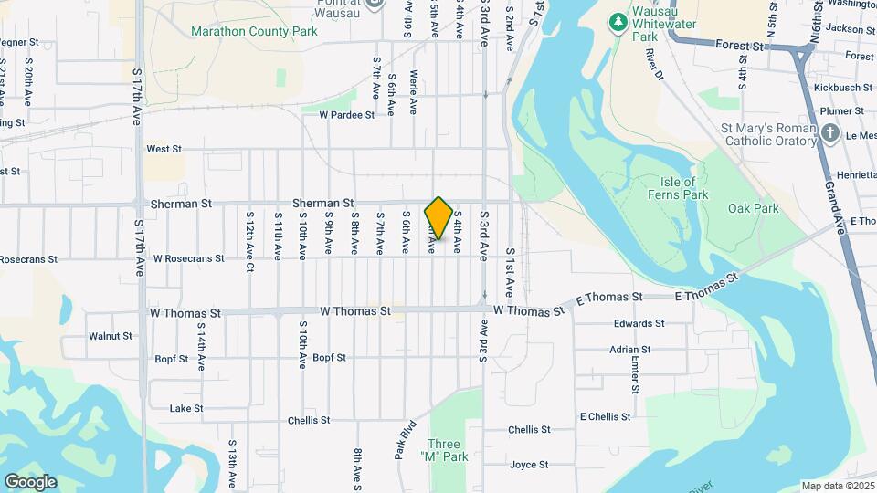 933 S 5th Ave Map and Location Details