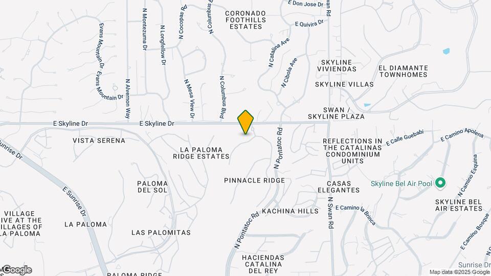 6340 N Pinnacle Ridge Dr Map and Location Details