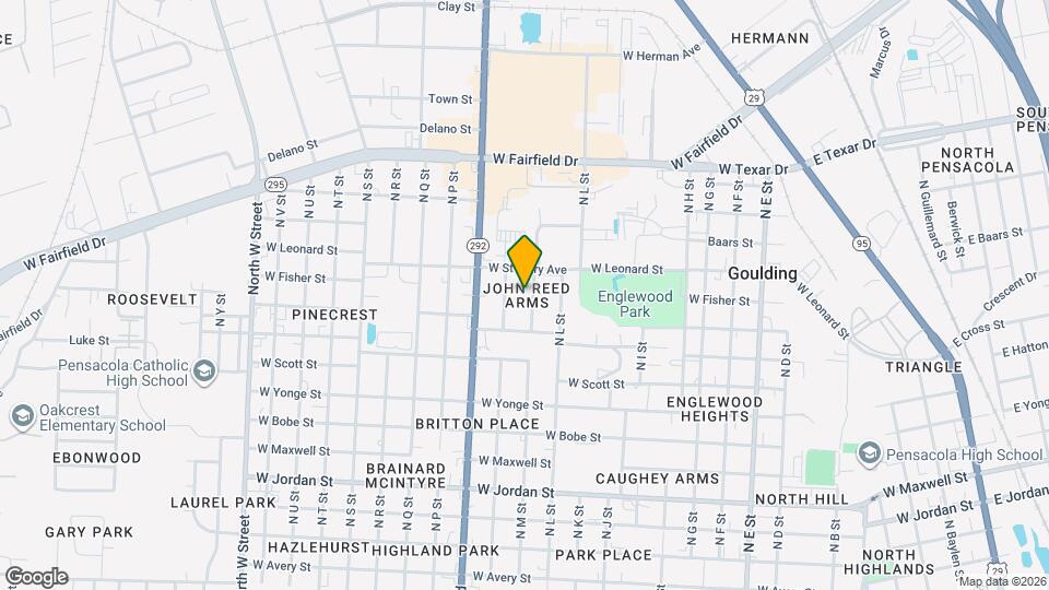 2711 N M St Map and Location Details