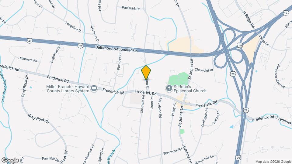 3512 N Chatham Rd Map and Location Details