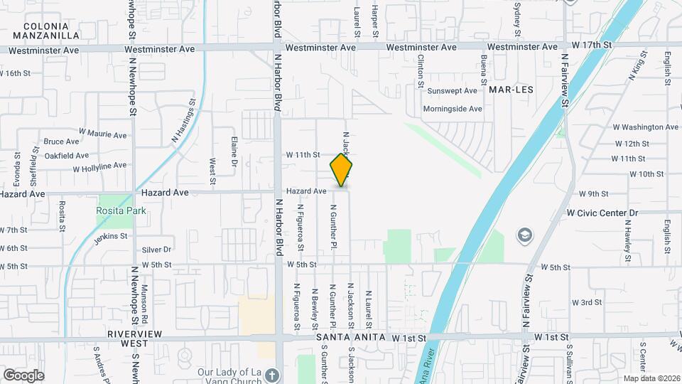 3506 Hazard Ave Mapa y Detalles de la Ubicación