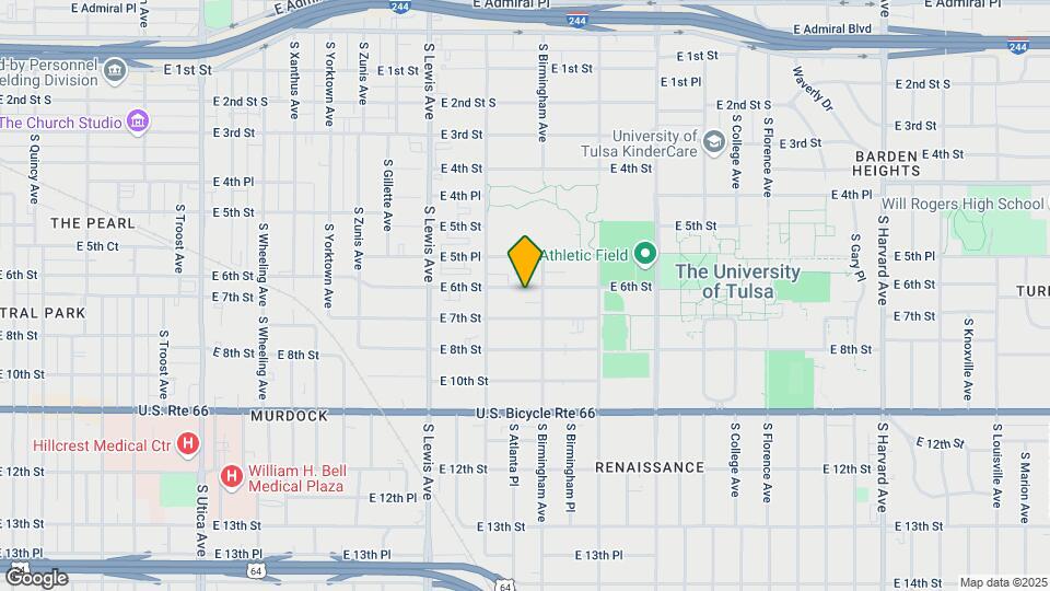 2536 E 6th St Map and Location Details