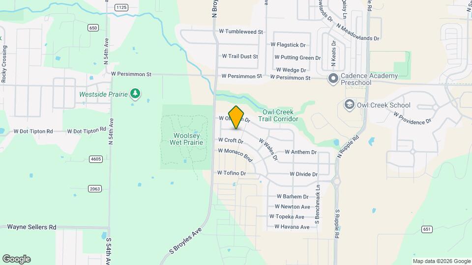 4765 W Wales Dr Map and Location Details